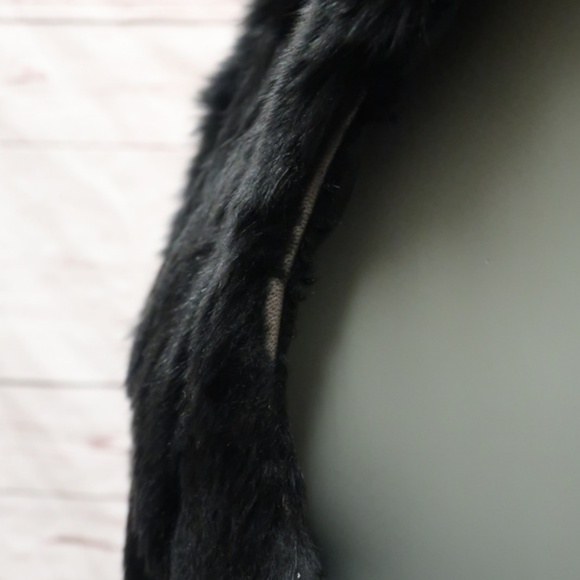 Adrienne Landau Rabbit Fur Vest Black - Picture 5 of 8